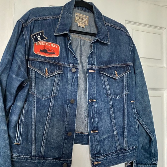 Polo Ralph Lauren Blue Denim Jacket, size L - Picture 1 of 5